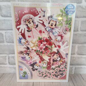 Disney Jigsaw Puzzle 1000 Pieces Wedding Catching the Bouquet Tenyo Sealed New